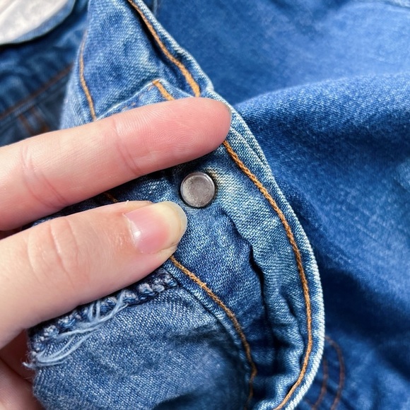 Levi’s • vintage 1970s Plowboy jeans high waist wide leg thrashed faded 70s - Picture 5 of 12